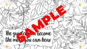 Growth mindset coloring book - EN-03